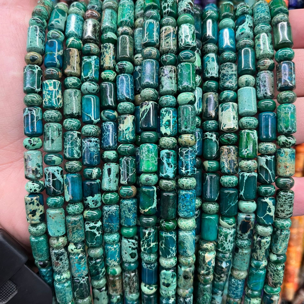 Dark green Impression Jasper