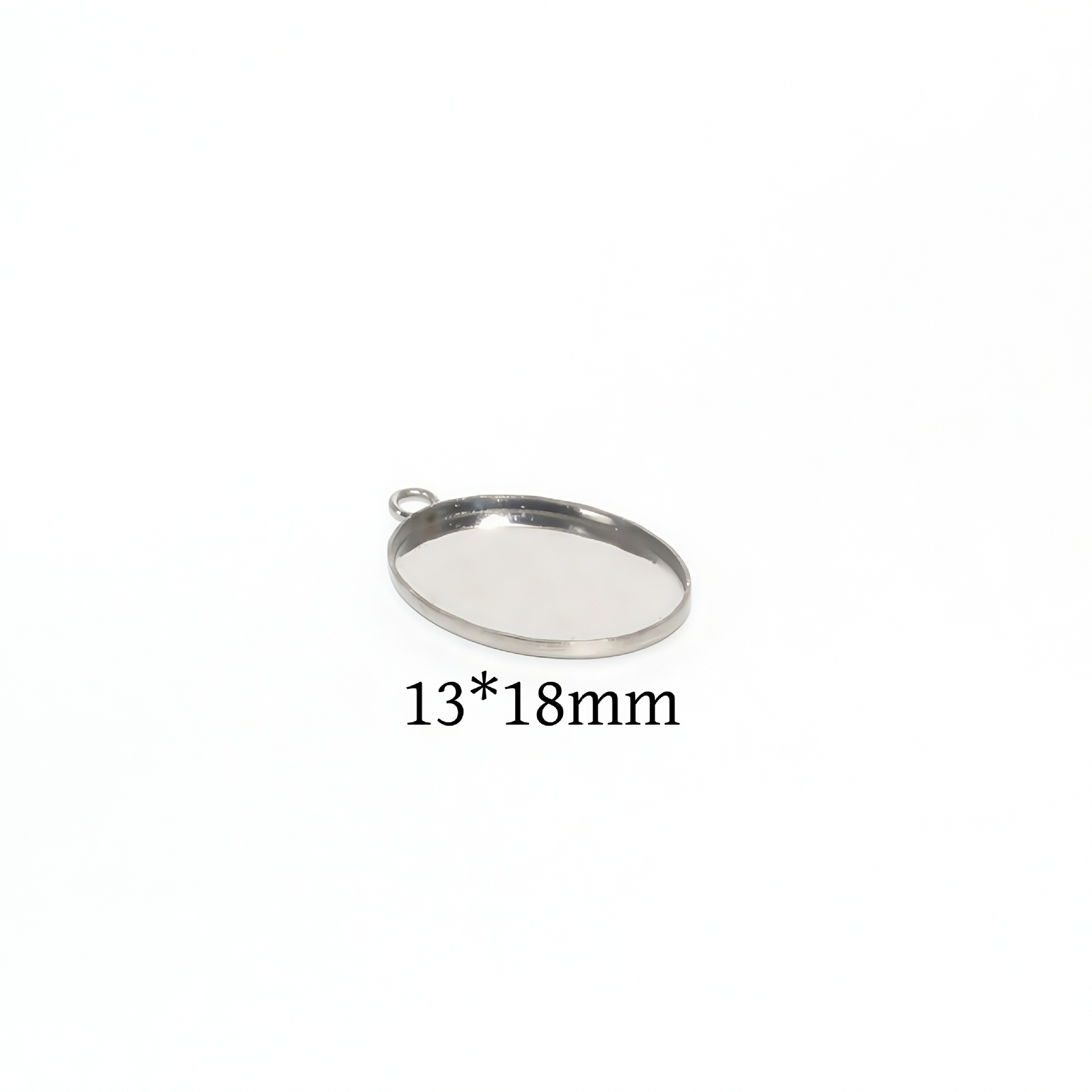Elliptical single circle (13*18mm)