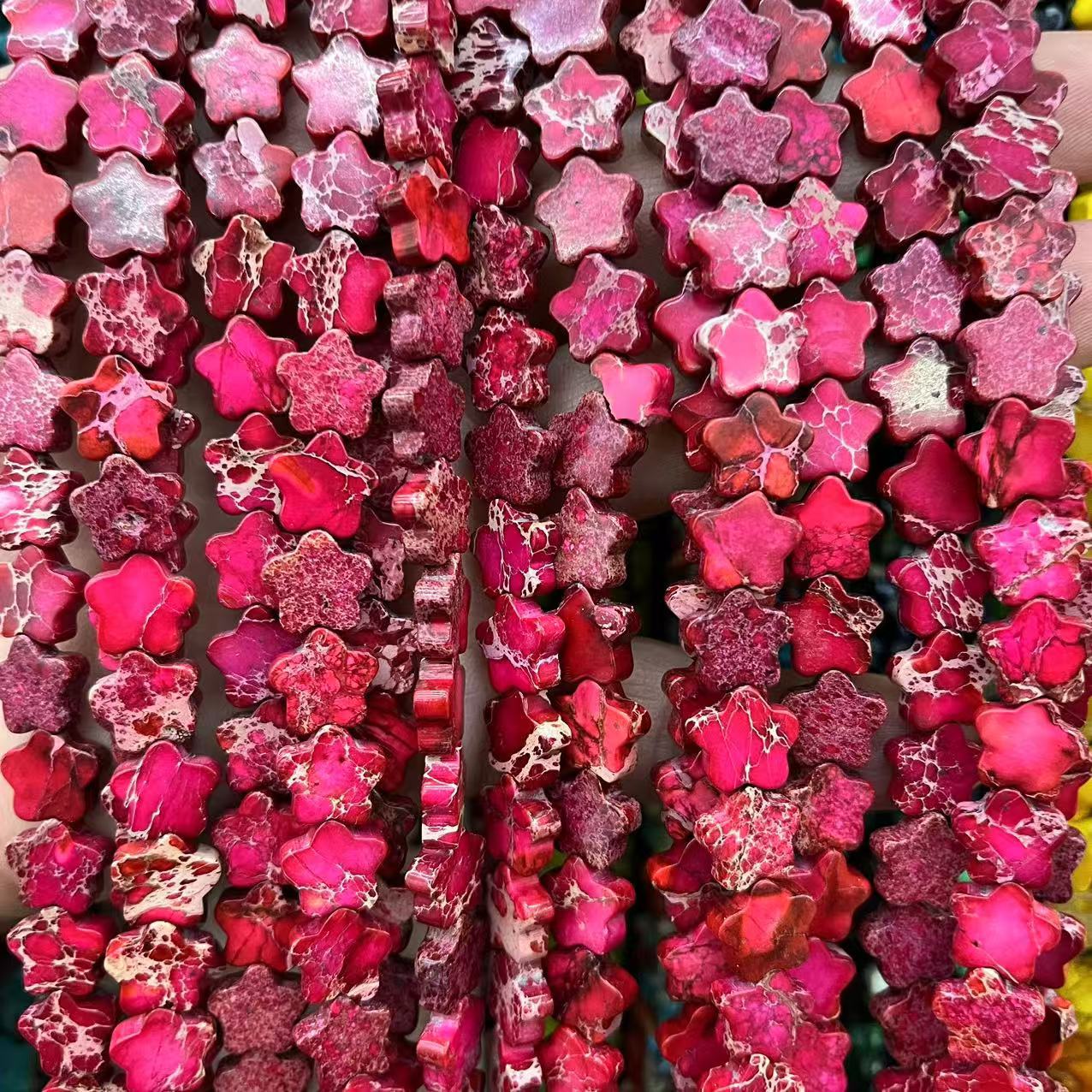 Dark pink emperor stone