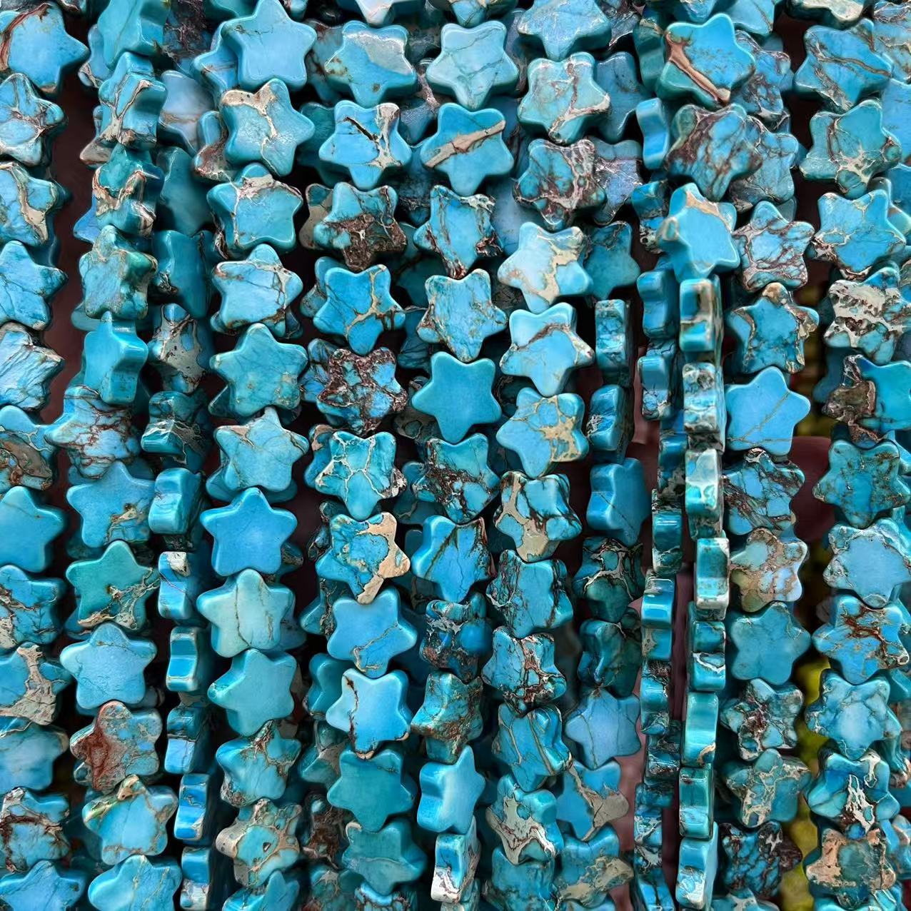 Aqua blue emperor stone