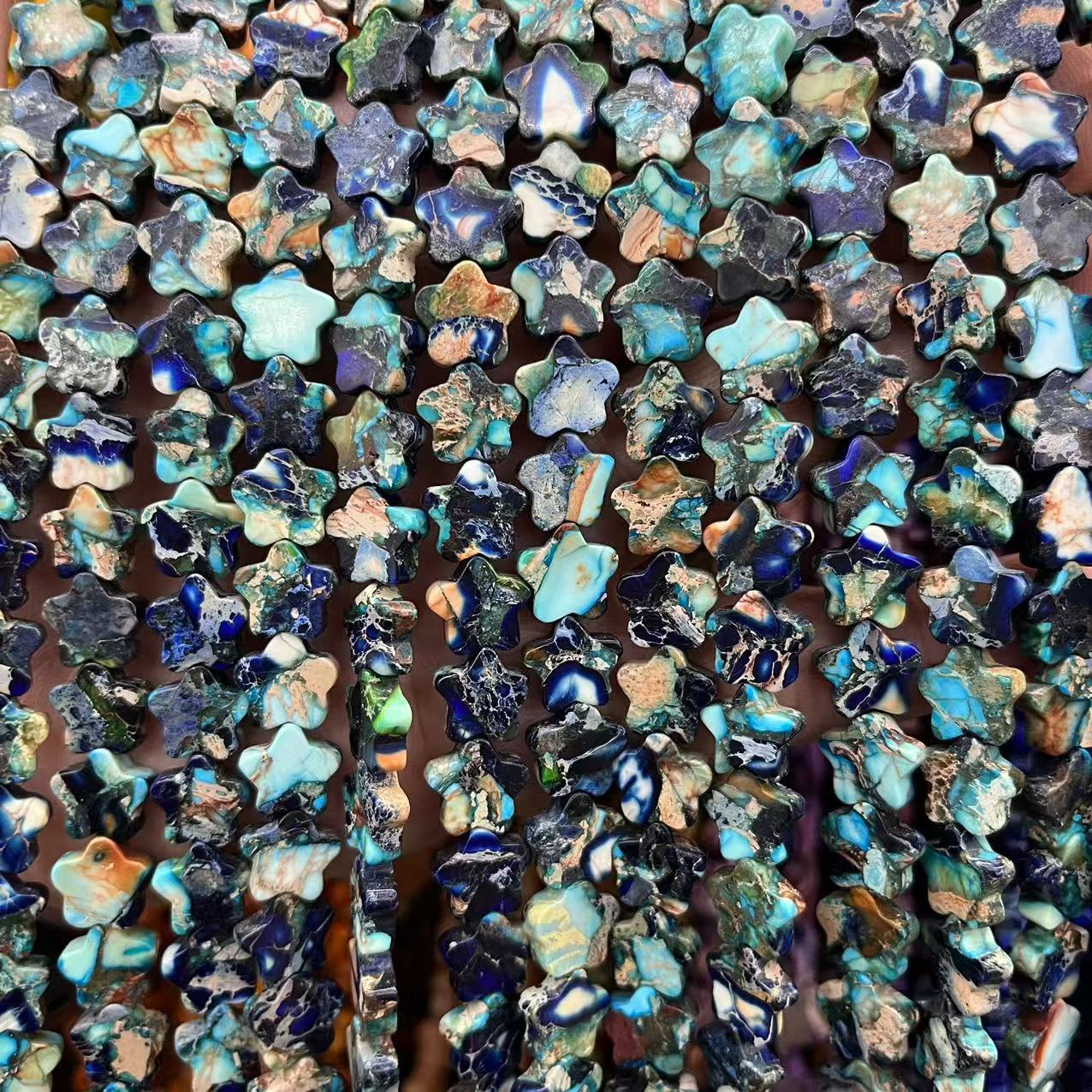 Fluorescent blue emperor stone