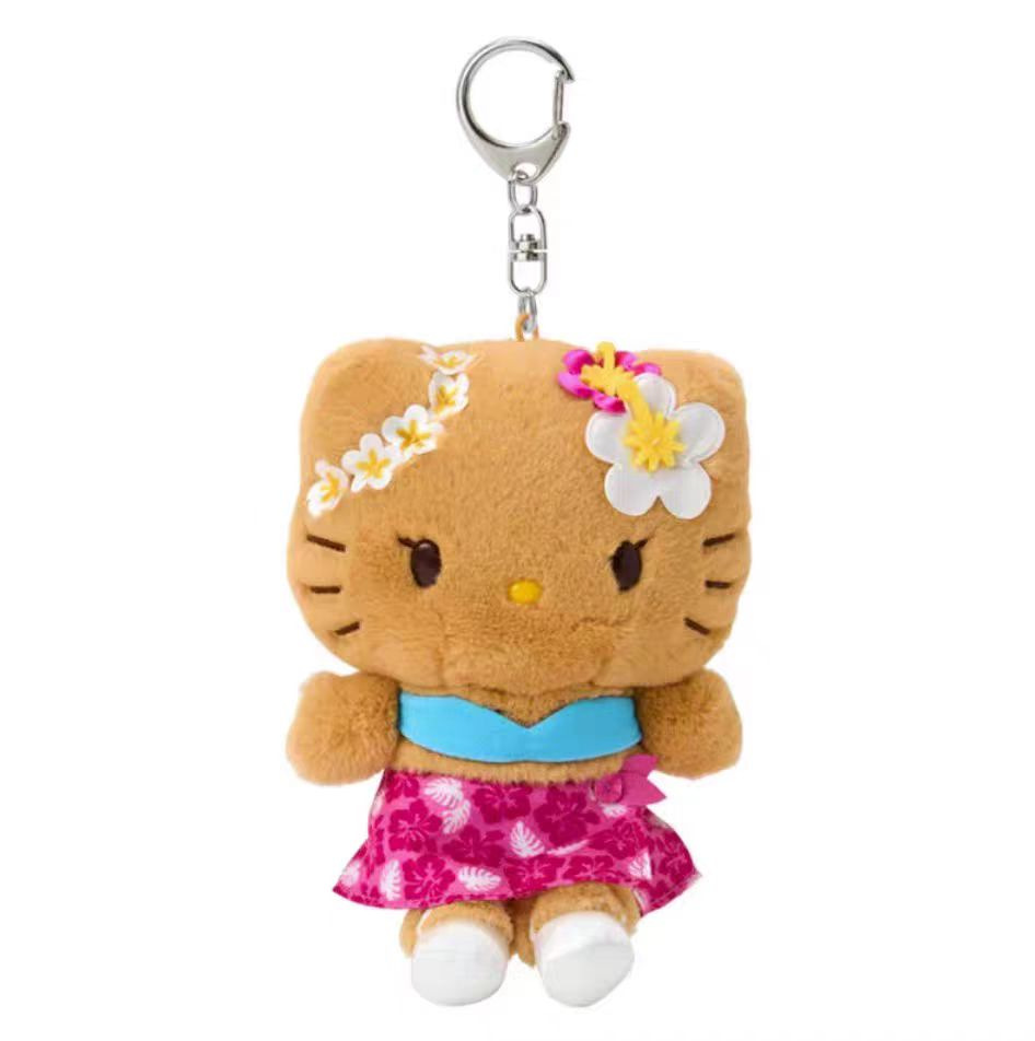 Pink skirt kitty pendant