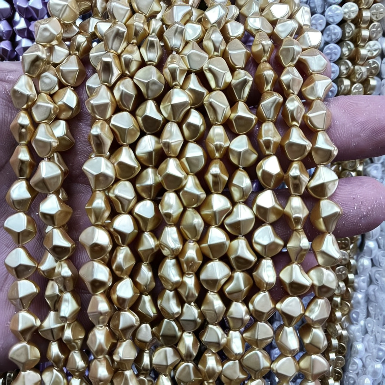 8mm irregular yellow