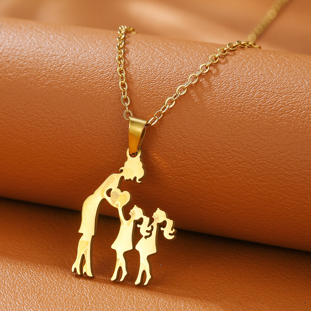 D1609-1 [steel color] mom 2 daughter