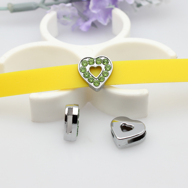 Love -8mm light green diamond