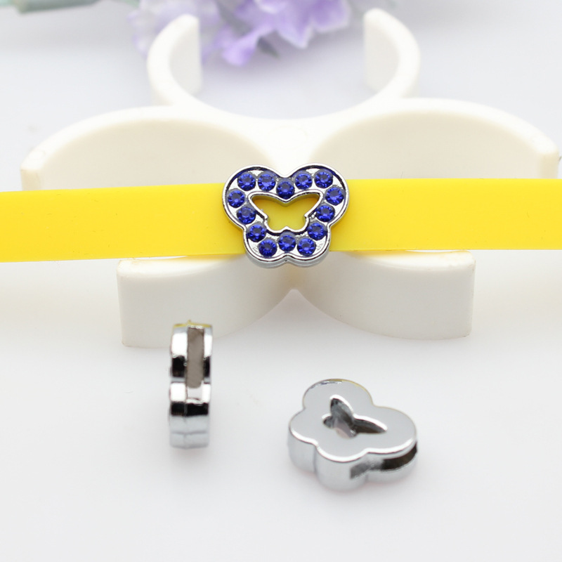 Butterfly -8mm Sapphire Blue Diamond