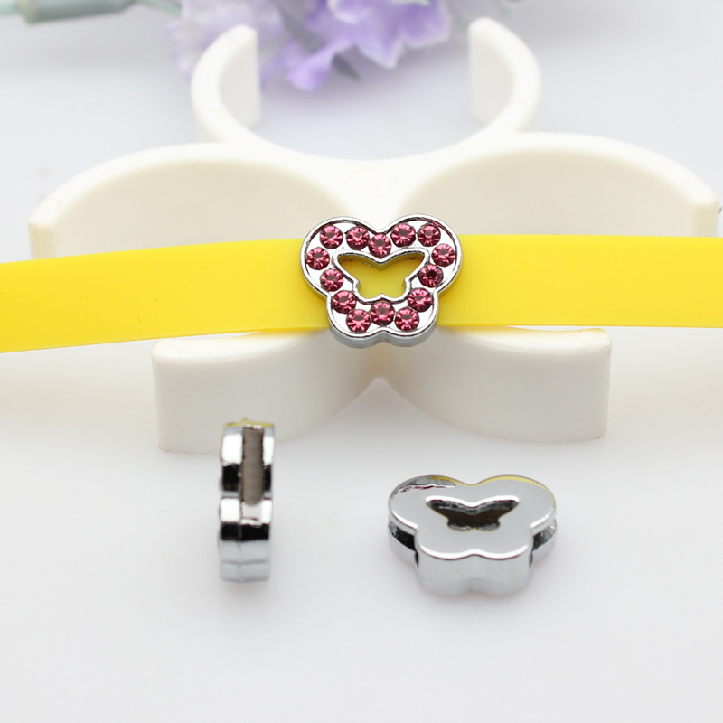 Butterfly -8mm Rose Red drill