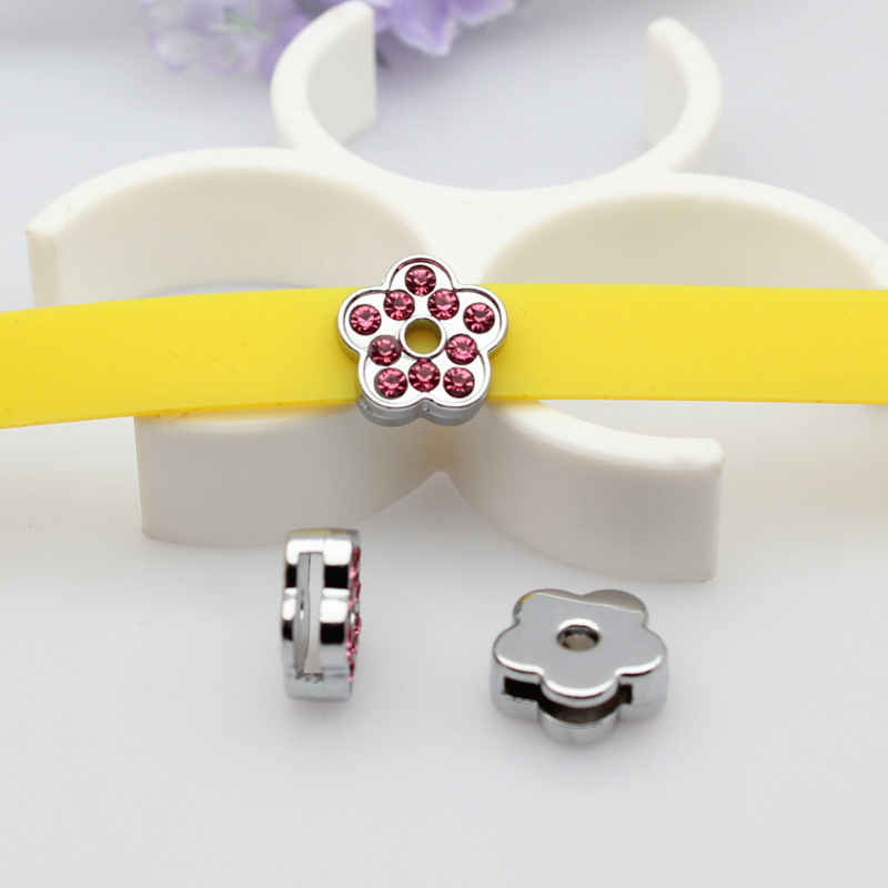 Flower -8mm Rose Red drill