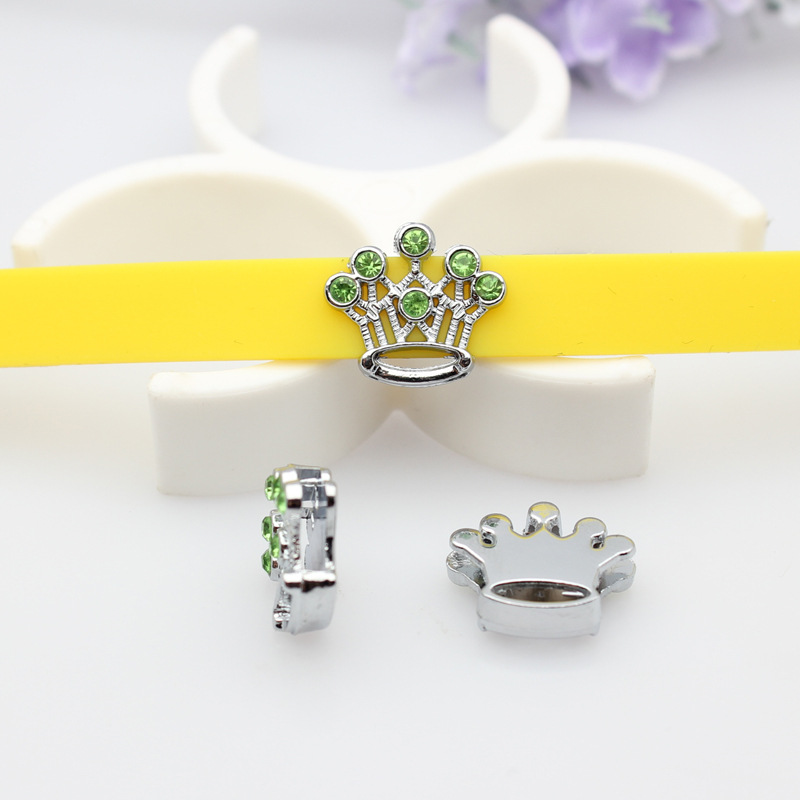 Crown -8mm light green diamond