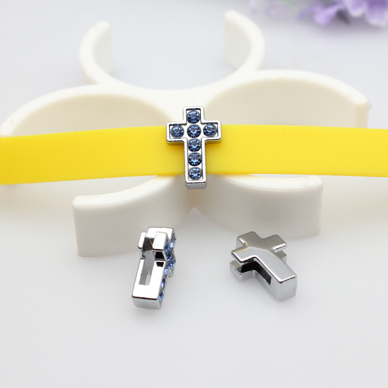 Ten -8mm shallow blue diamond