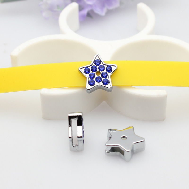 Stars -8mm Sapphire Blue Diamond