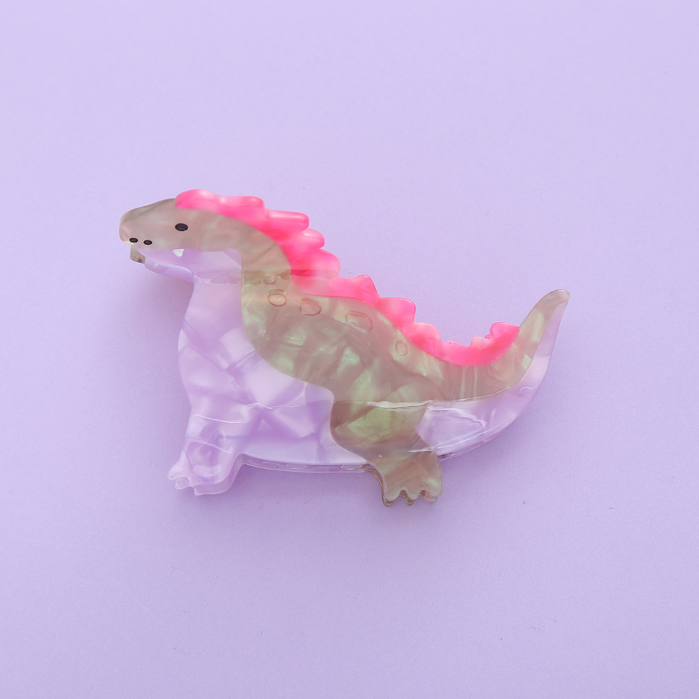 Purple stegosaurus 8.5*5.5cm