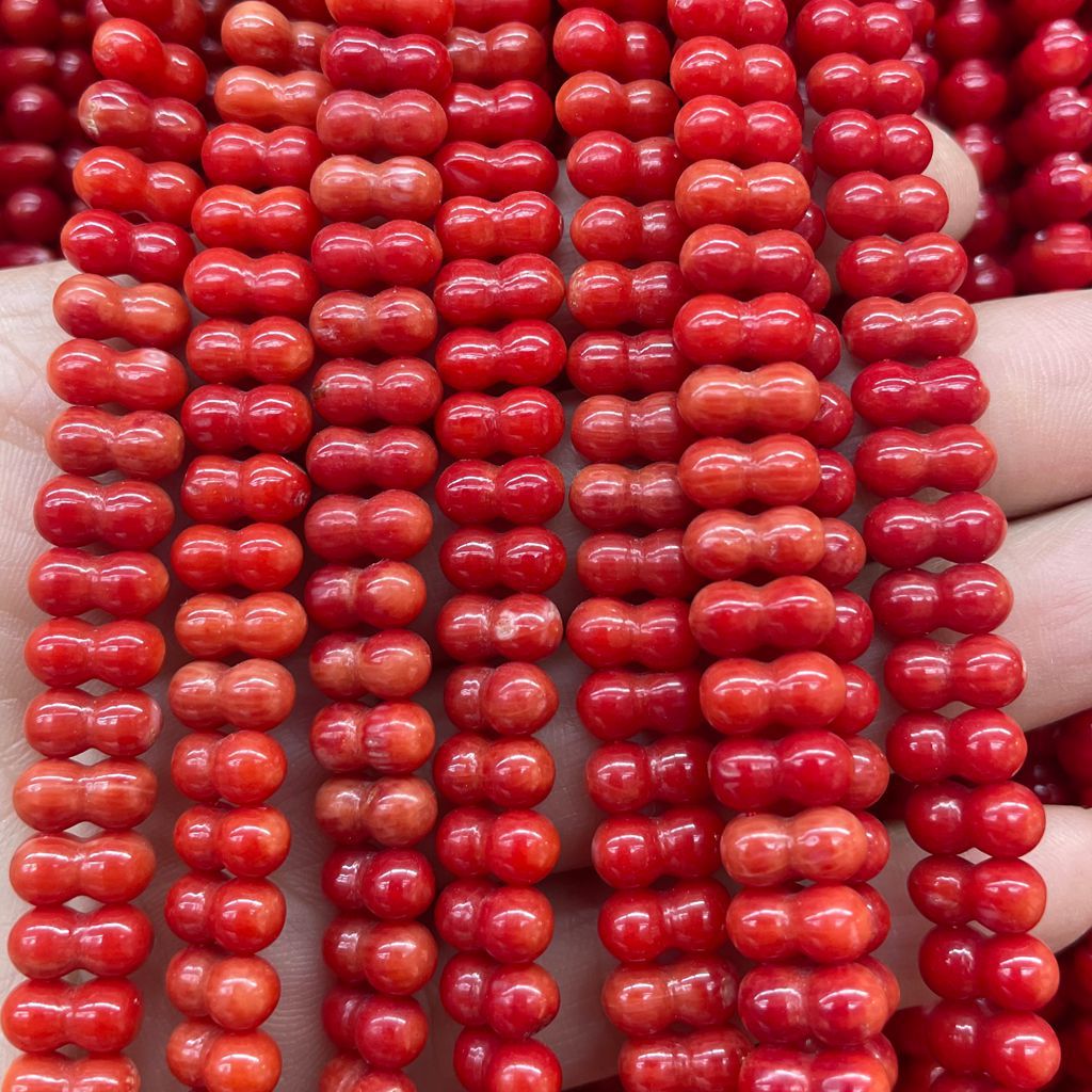 Bone double row beads