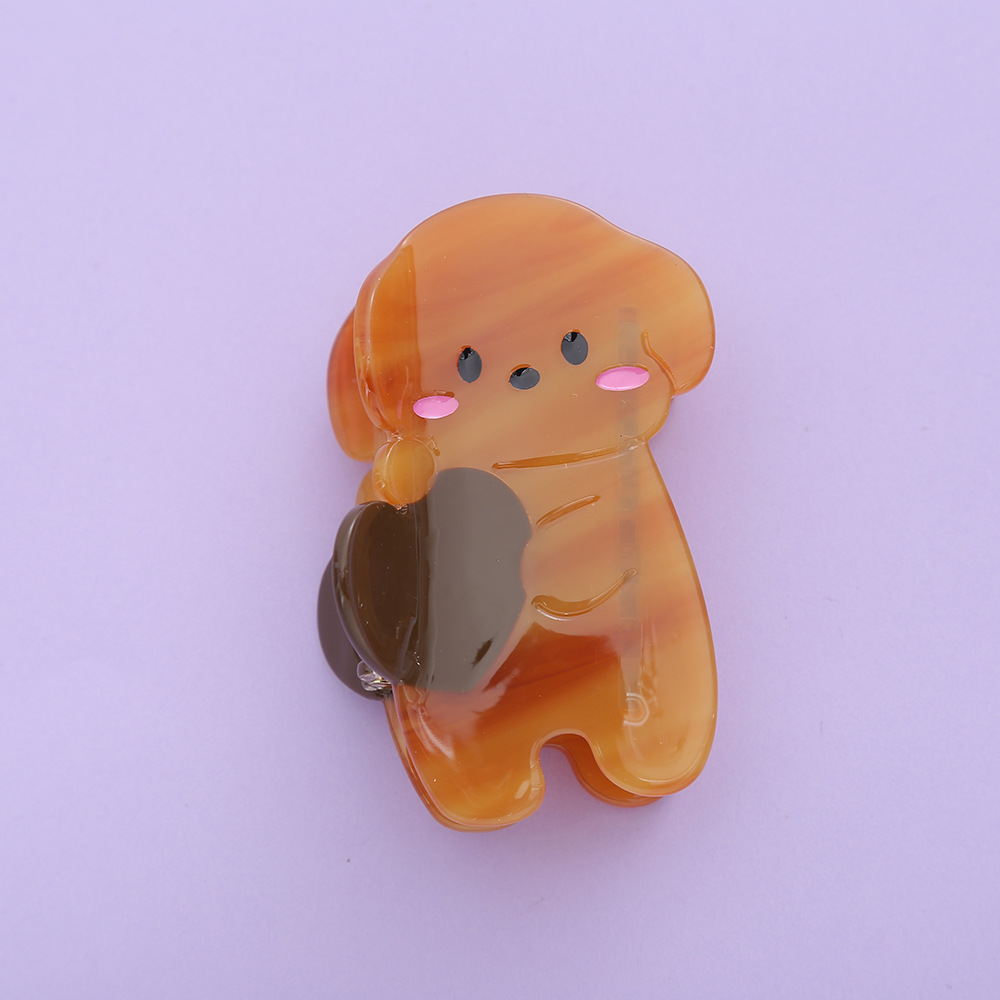 Caramel color puppy 8.5*5.5cm