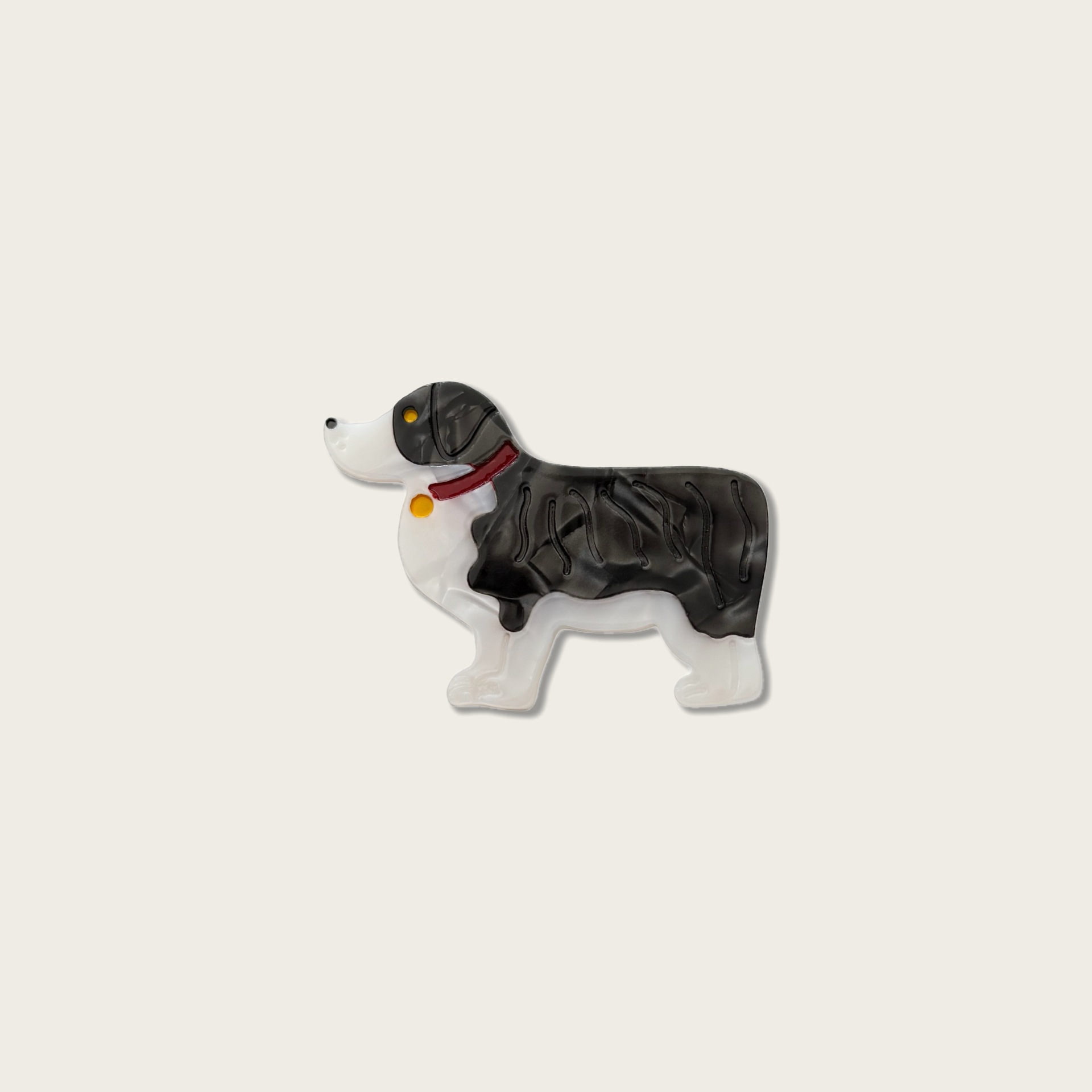 Border collie 56x40mm