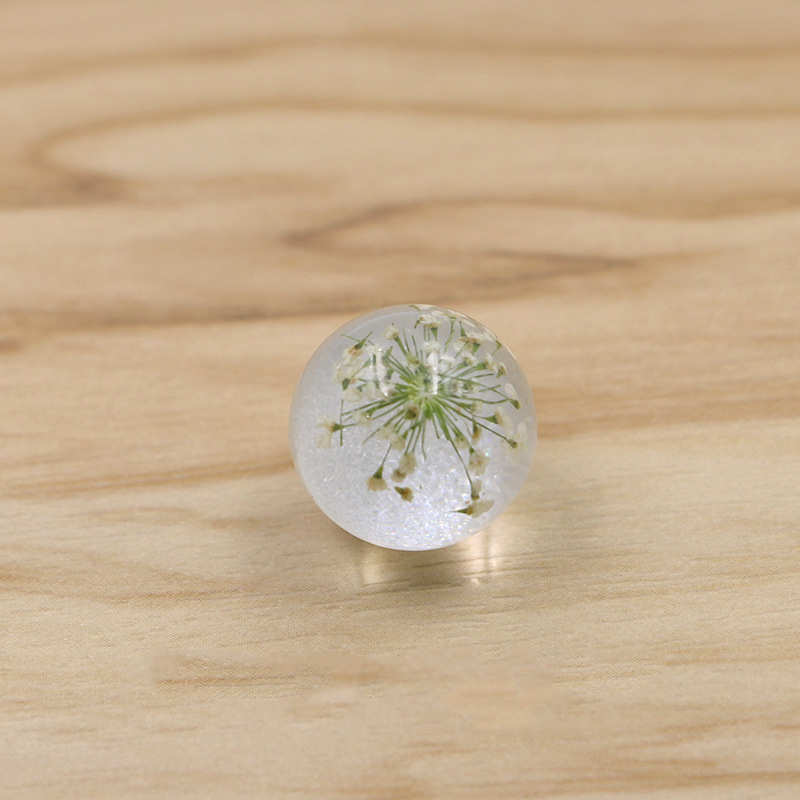 S1035 white flower 15mm