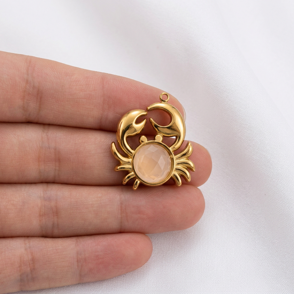 Crab Rose Quartz