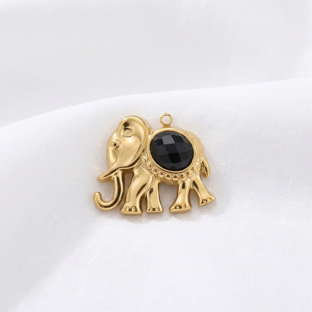 Elephant Black Obsidian
