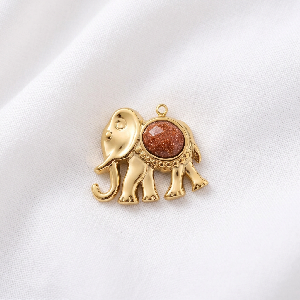 Elephant Gold sand and stone