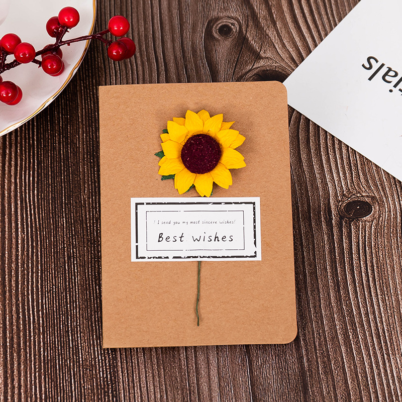 01 Sunflower (kraft paper small size)