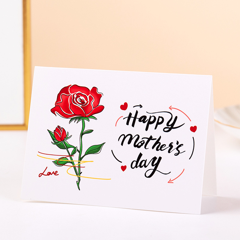 【09】rose - happy mother's day (single card) 80043
