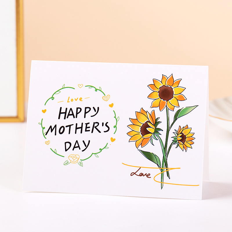 【10】style a sunflower-happy mother’s day (single card) 80043