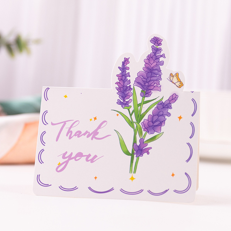 【05】lavender-thank you single card