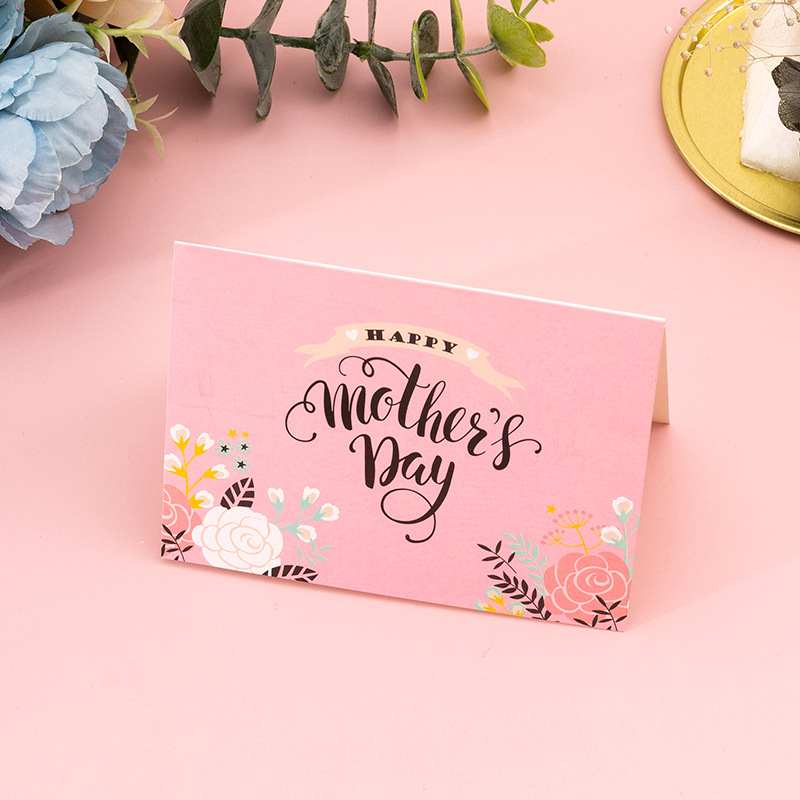 【01] mother's day horizontal style 1 (single greeting card)