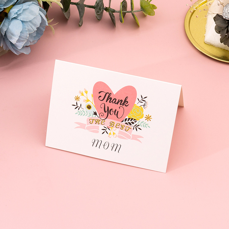【02] mother's day horizontal style 2 (single greeting card)