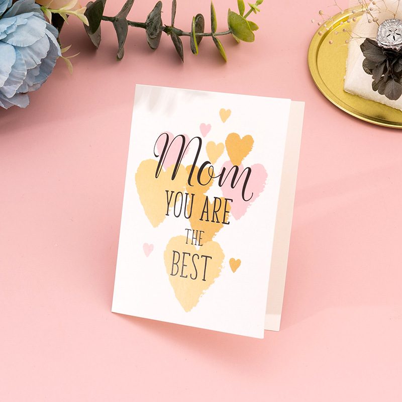 【04] mother's day vertical style 4 (single greeting card)