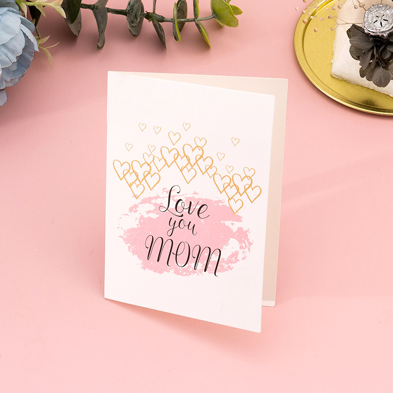 【06】mother's day vertical style 6 (single greeting card)