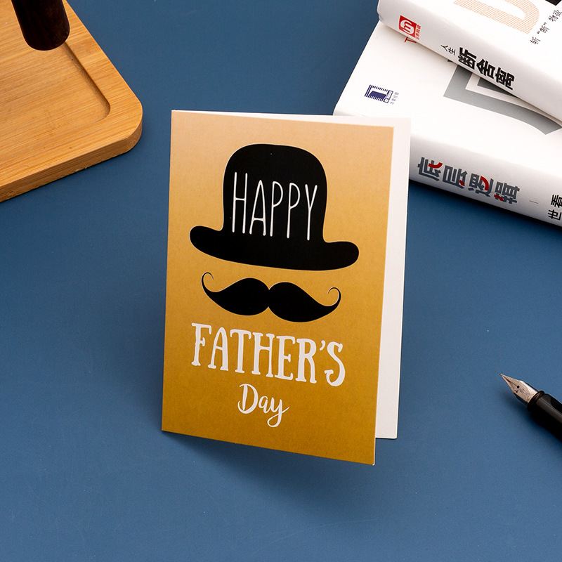 【07】father's day vertical style 1 (single greeting card)