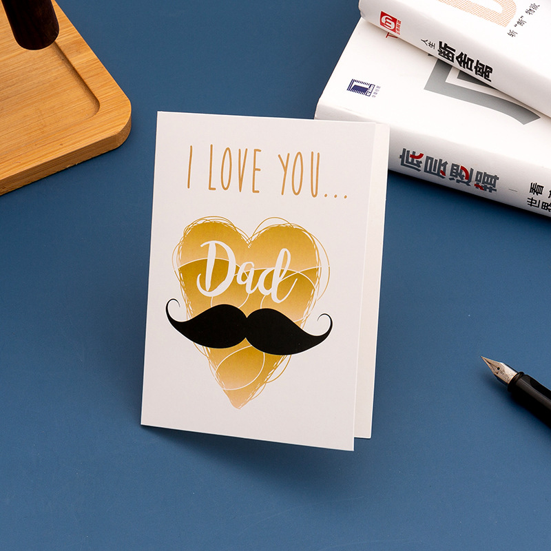 【09】father's day vertical style 3 (single greeting card)