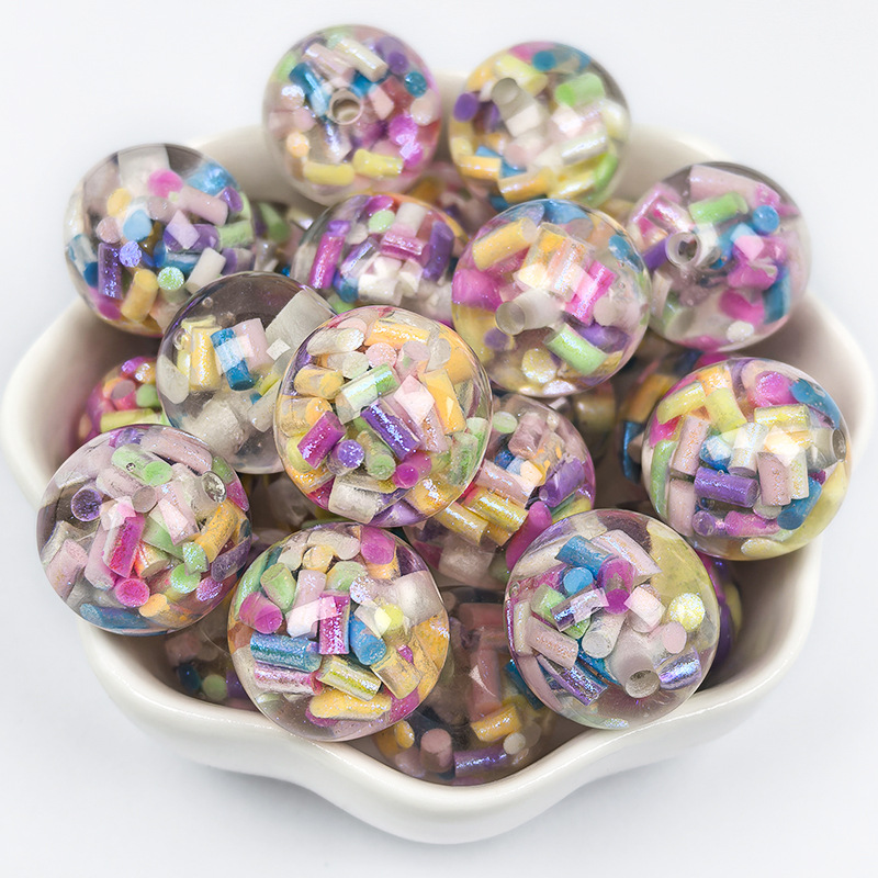 16mm soft clay strip resin beads c1 color