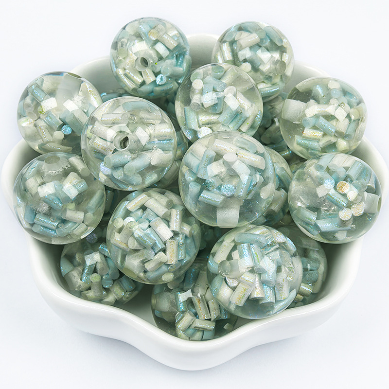 16mm soft clay strip resin beads c2 color
