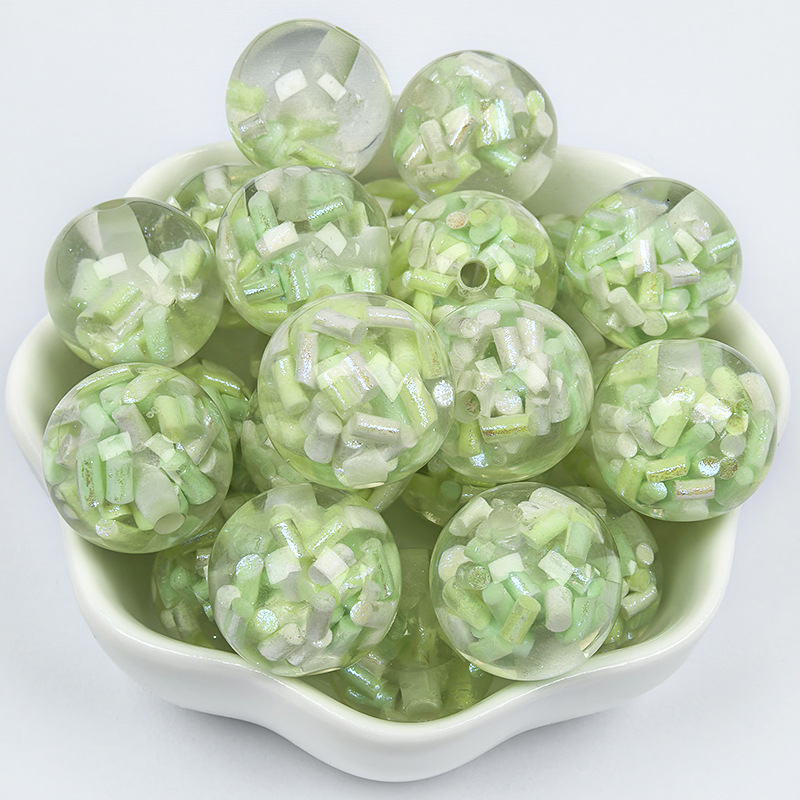 16mm soft clay strip resin beads c5 color