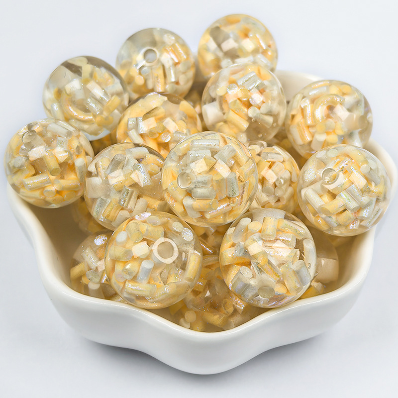 16mm soft clay strip resin beads c7 color
