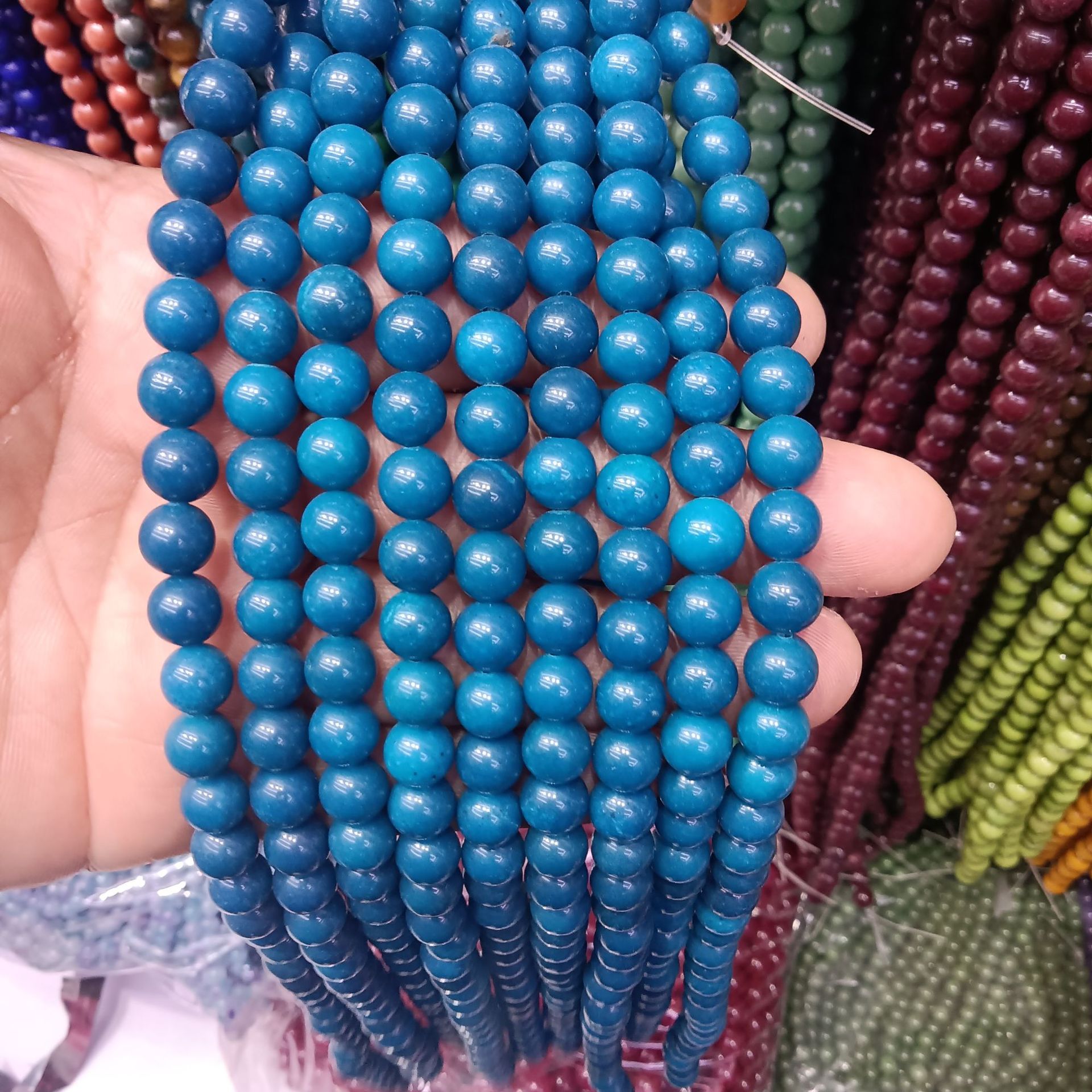 9 light blue porcelain