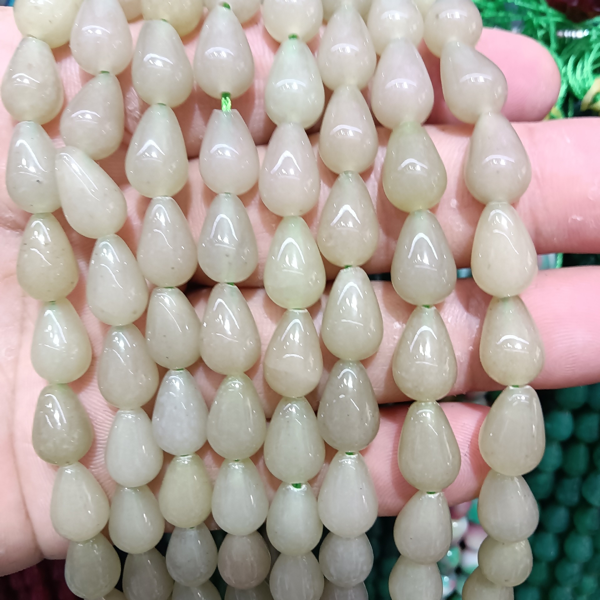 2 white chalcedony