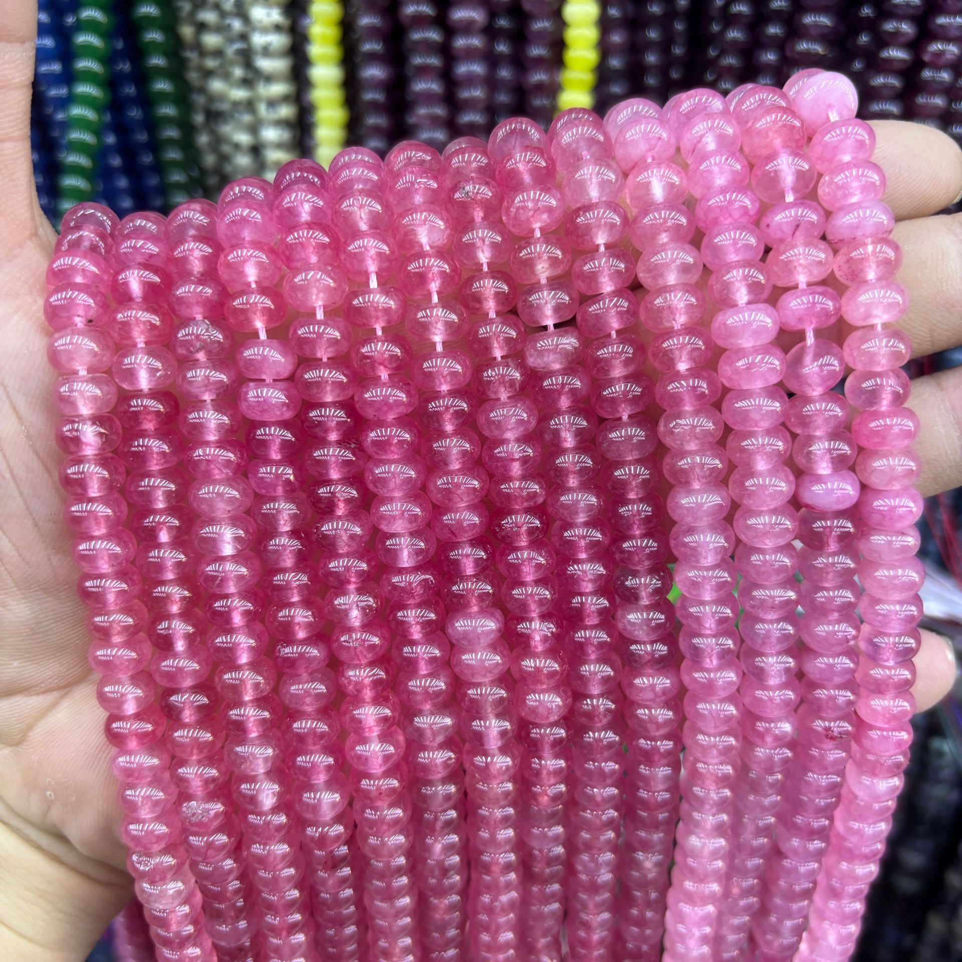 synthetic Color abacus beads 1