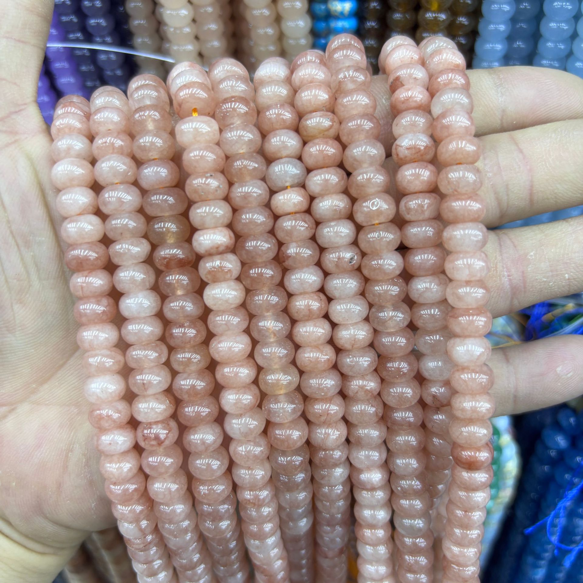 synthetic Color abacus beads 8