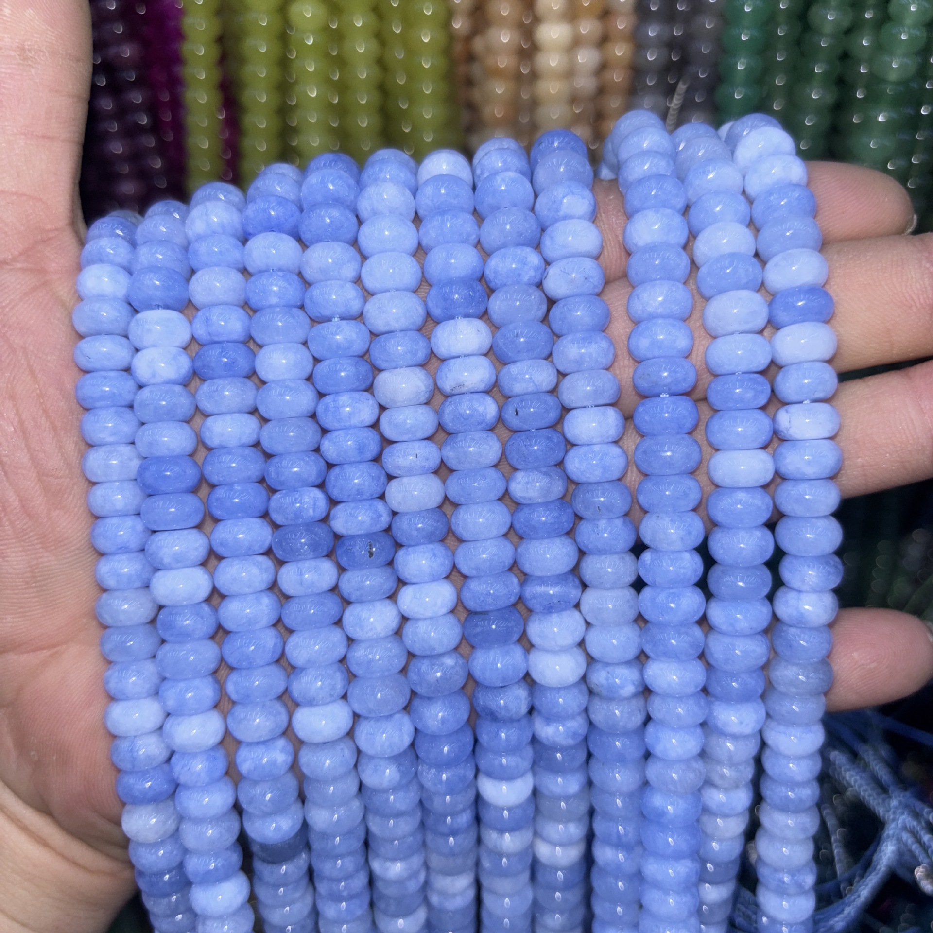 synthetic Color abacus beads 11