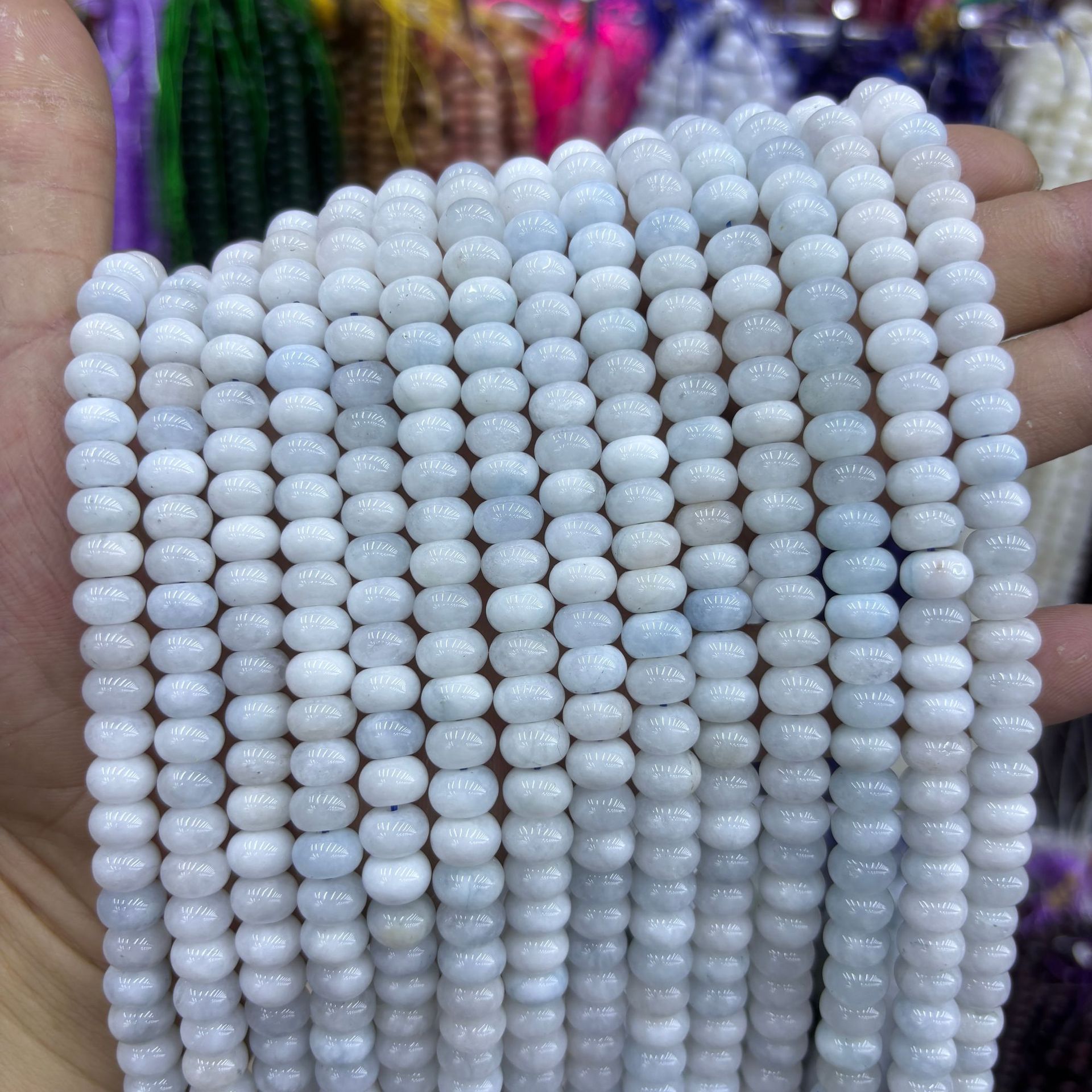 synthetic Color abacus beads 16