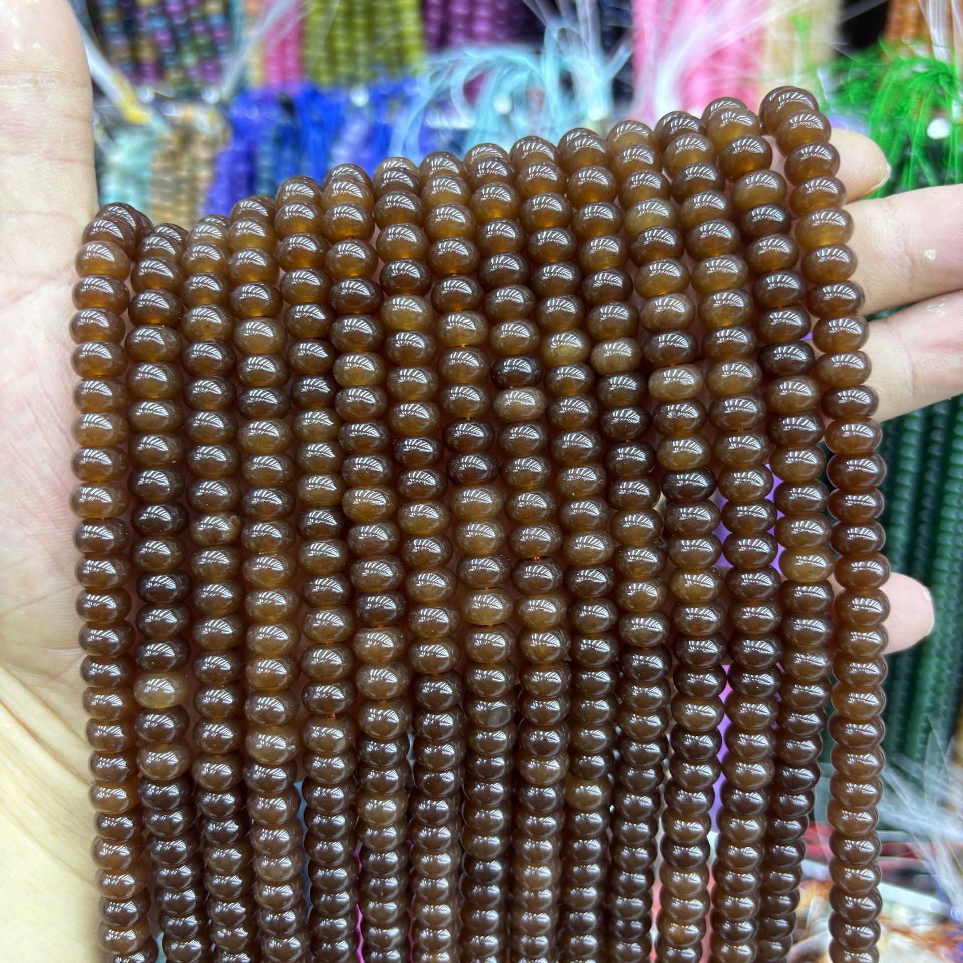 synthetic Color abacus beads 19