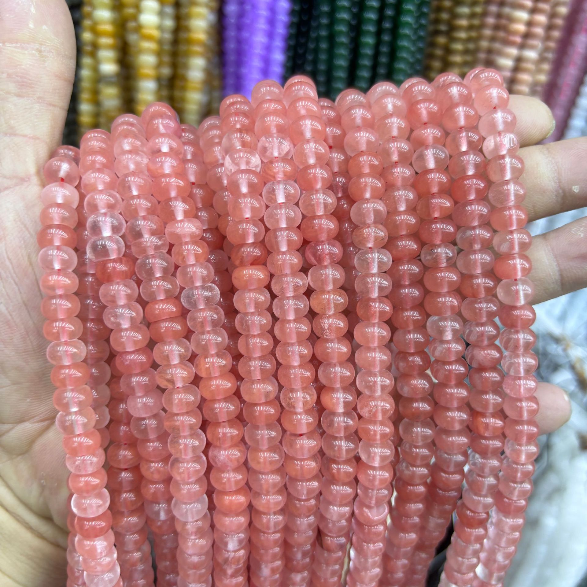 synthetic Color abacus beads 20