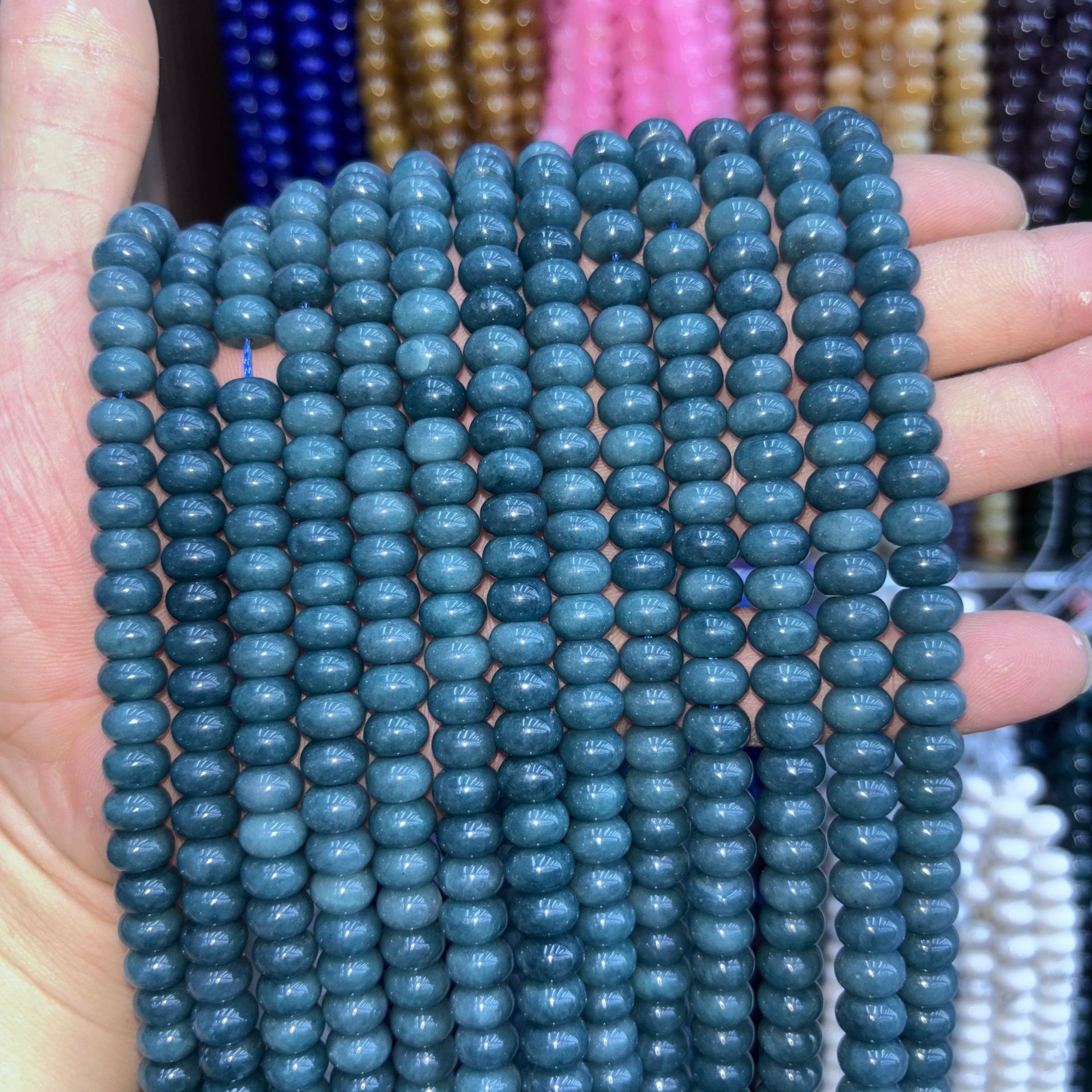 synthetic Color abacus beads 27