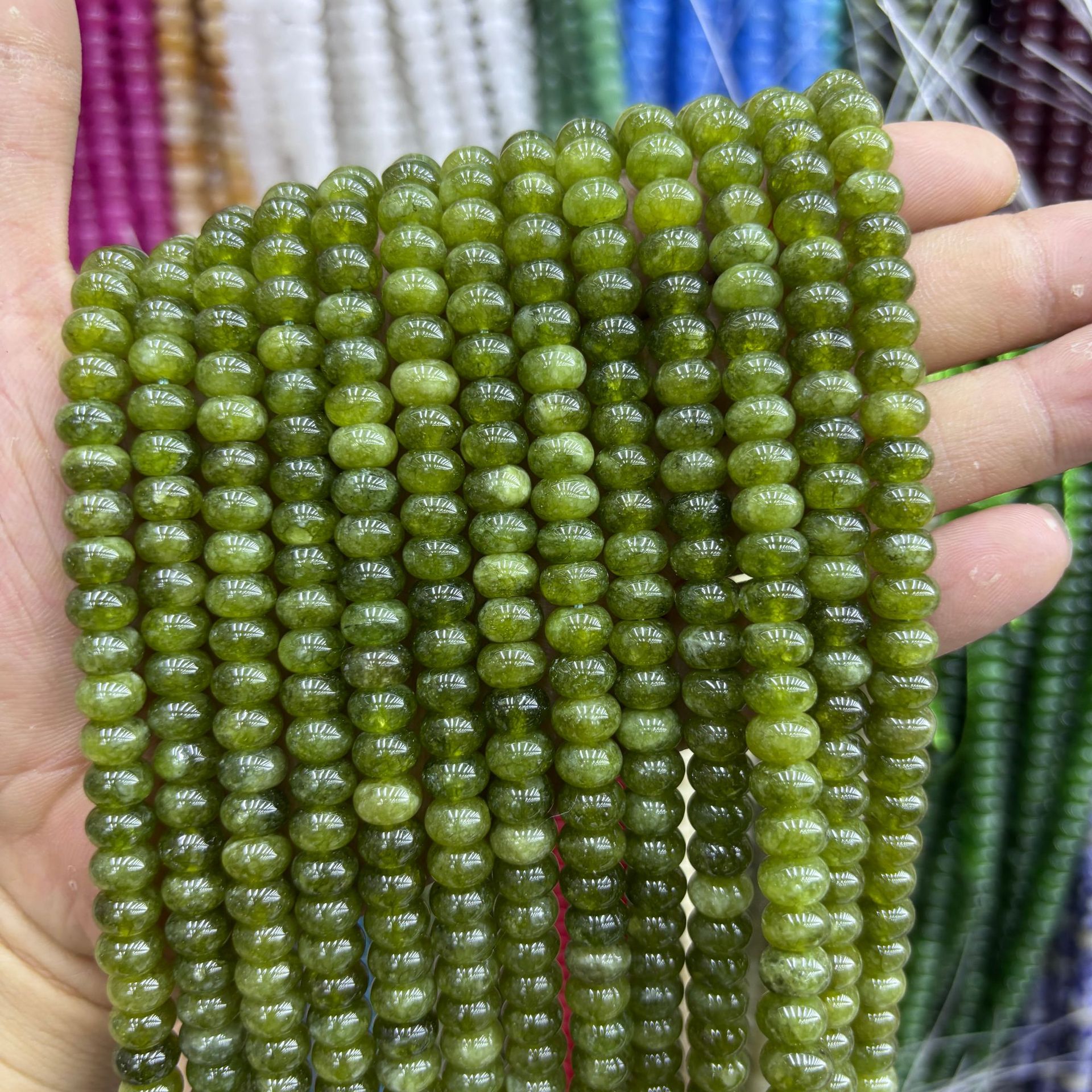 synthetic Color abacus beads 301