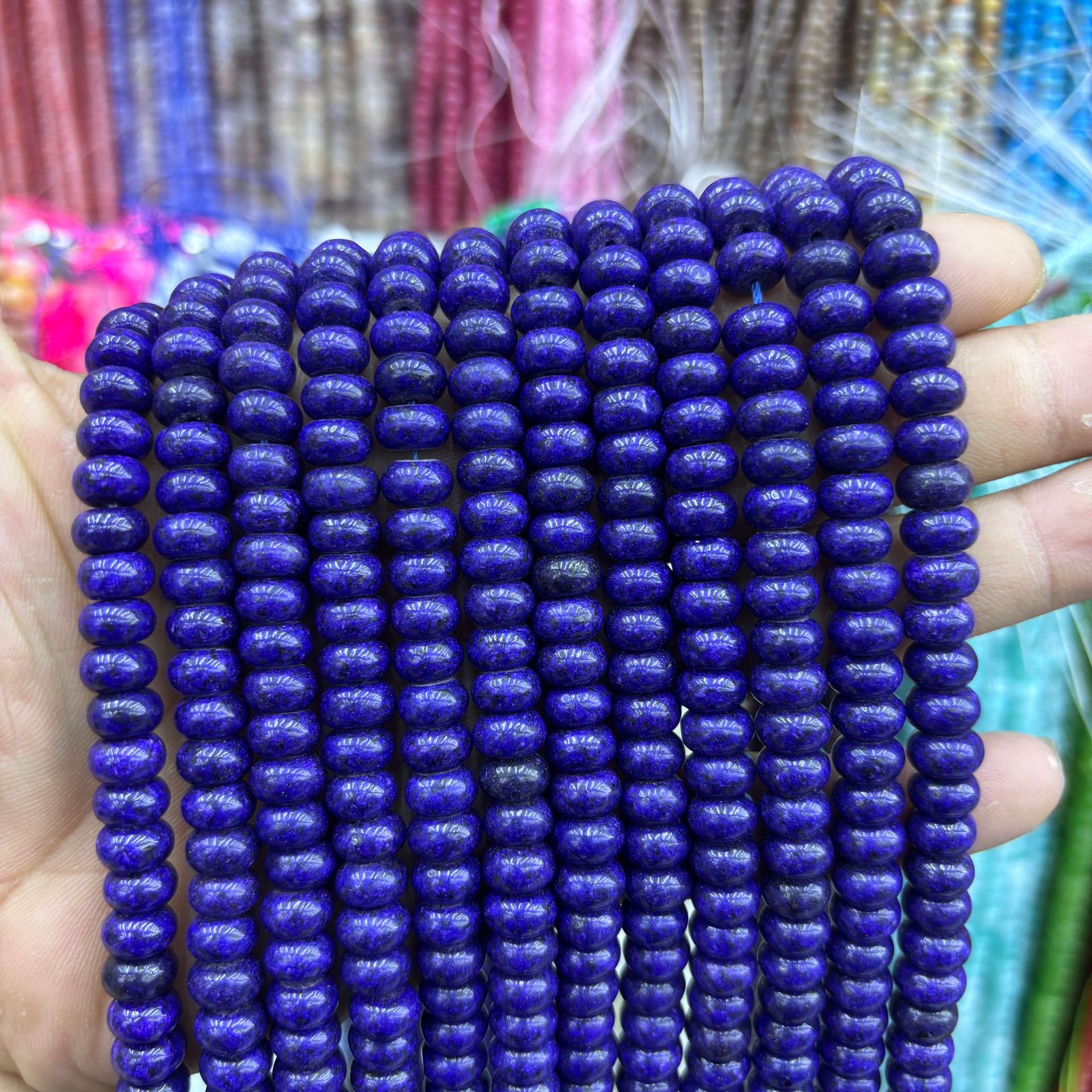 synthetic Color abacus beads 35
