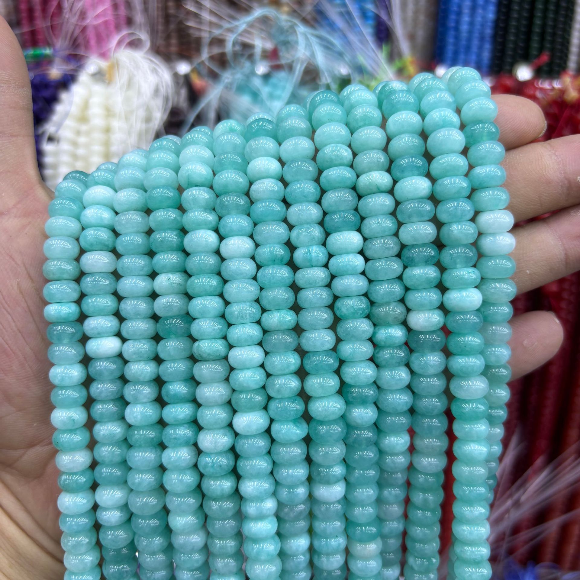 synthetic Color abacus beads 36
