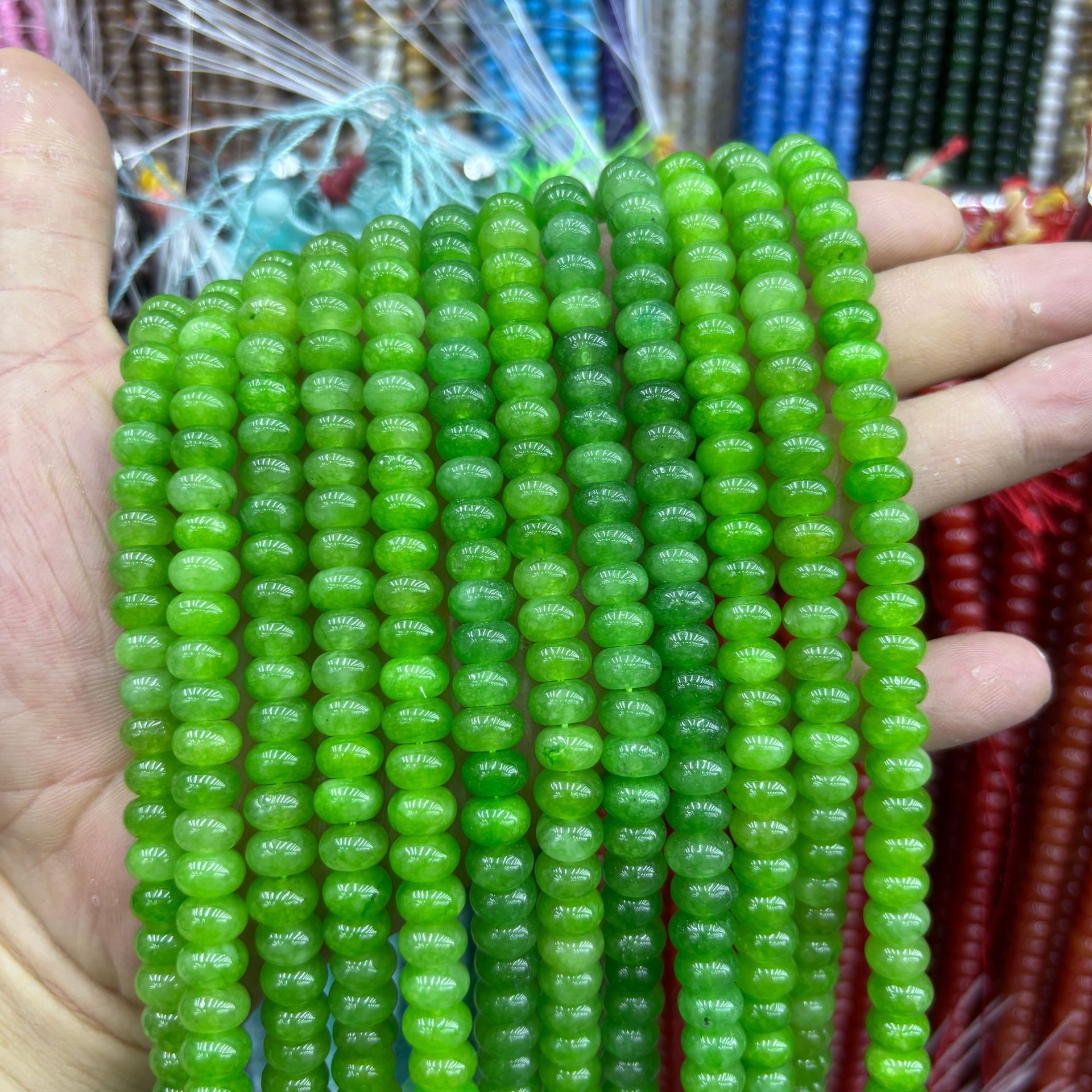synthetic Color abacus beads 37